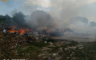 Под Киевом вспыхнул масштабный пожар