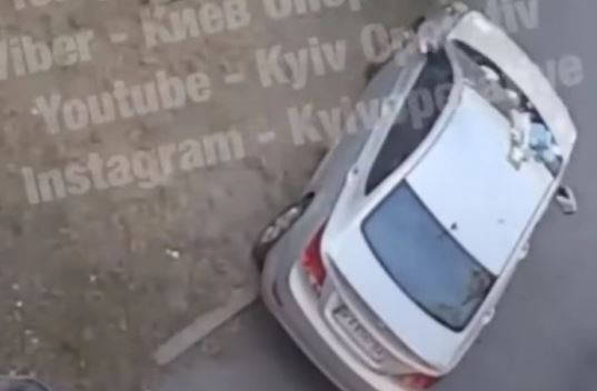 Киевляне наказали очередного «героя парковки»