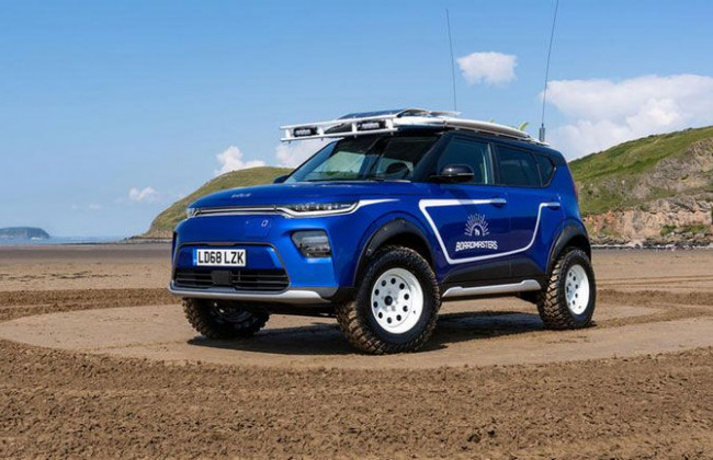 В единственном экземпляре: в KIA показали внедорожник KIA Soul EV Boardmasters
