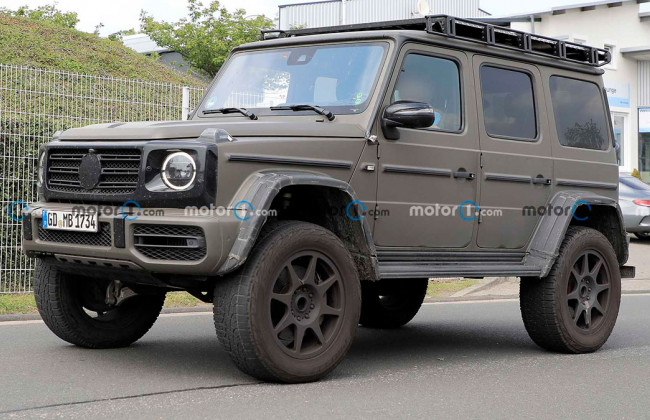 Во время тестов рассекретили самый внедорожный Mercedes G-Class