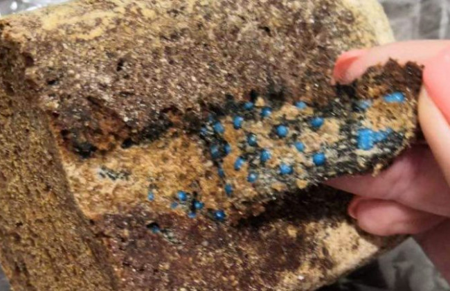 В супермаркете Киева обнаружили хлеб со строительной перчаткой, фото