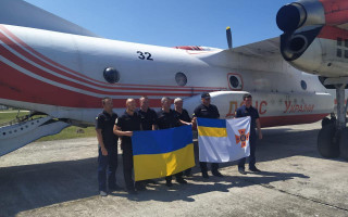 Українські рятувальники повернулися додому після гасіння пожеж в Туреччині