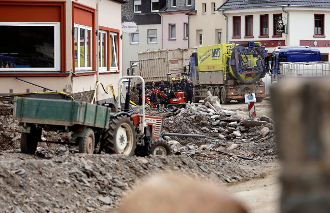 После наводнений в Германии обнаружили 350 килограммов боеприпасов времен Второй мировой войны