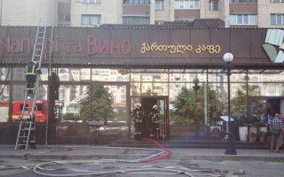 У Києві спалахнув ресторан