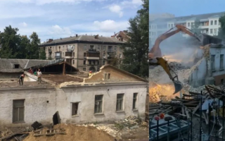 В Киеве снесли историческую усадьбу Барбана
