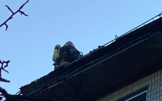 В Киеве вспыхнул пожар в многоэтажке