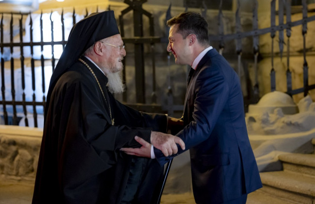 Владимир Зеленский встретился с Вселенским Патриархом Варфоломеем