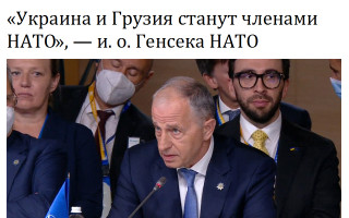 «Украина и Грузия станут членами НАТО», — и. о. Генсека НАТО