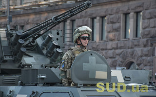 В Киеве на Крещатике прошла репетиция парада ко Дню Независимости: фото