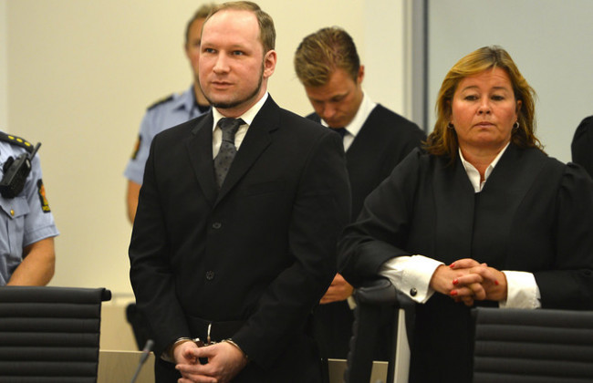 Дело массового убийцы Брейвика: суд рассмотрит прошение о помиловании террориста