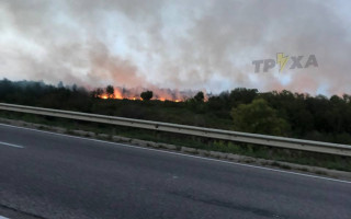 В Харькове масштабный пожар, видео