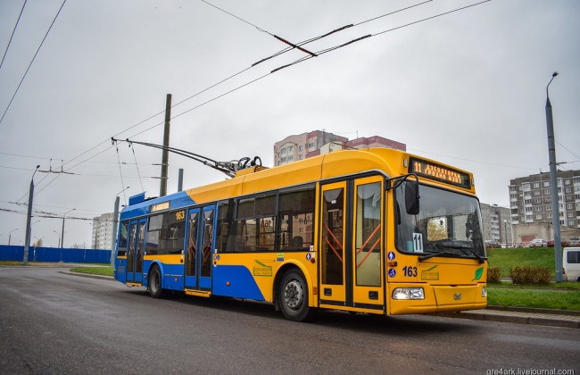 В центре Киева двое мужчин разбили окна троллейбуса и напали на водителя
