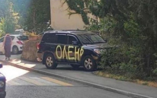 В Киеве жестоко наказали «героя парковки», фото