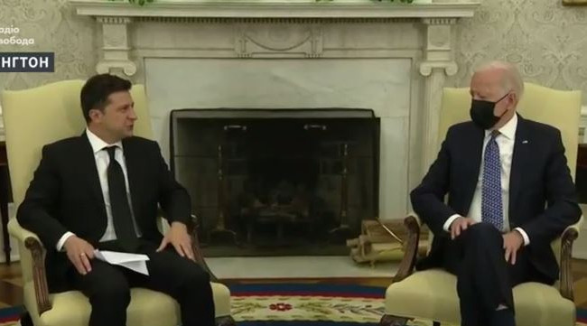 Украинская делегация передала Байдену список пленных украинцев на оккупированных территориях Донбасса и Крыма