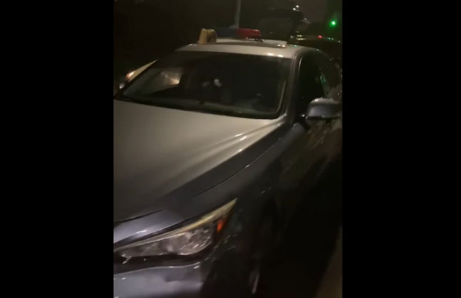 Затримано водія, який пошкодив автомобіль державного виконавця: відео