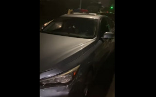 Затримано водія, який пошкодив автомобіль державного виконавця: відео