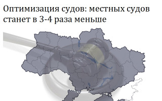 Оптимизация судов: местных судов станет в 3-4 раза меньше
