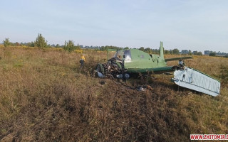 В Житомирской области разбился самолет: подробности, видео