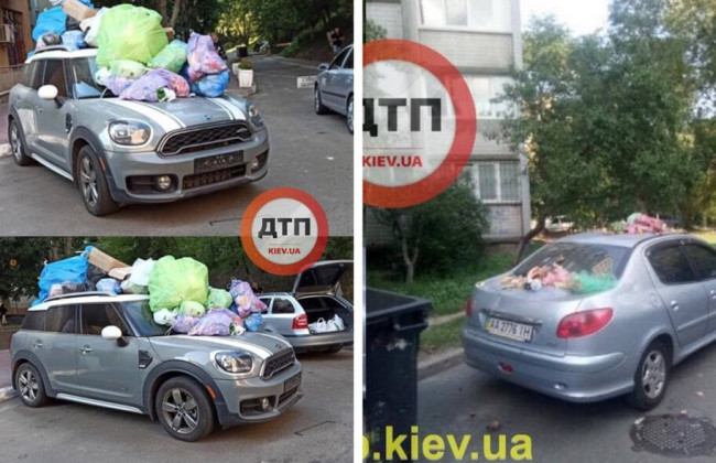 Киевляне проучили очередных «героев парковки»