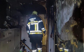 В Киеве вспыхнула квартира в многоэтажке