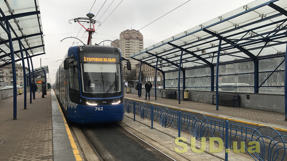 В Киеве скоростной трамвай на Борщаговку изменит свой маршрут до конца года