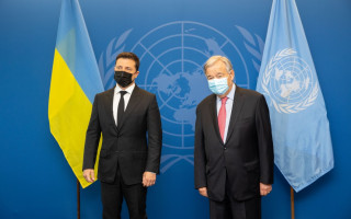 Зеленський зустрівся з Генеральним секретарем ООН