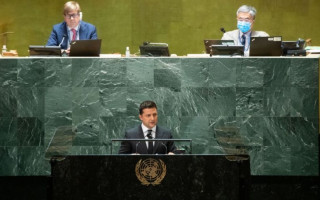 Володимир Зеленський виступив на дебатах 76-ї сесії Генеральної Асамблеї ООН, відео