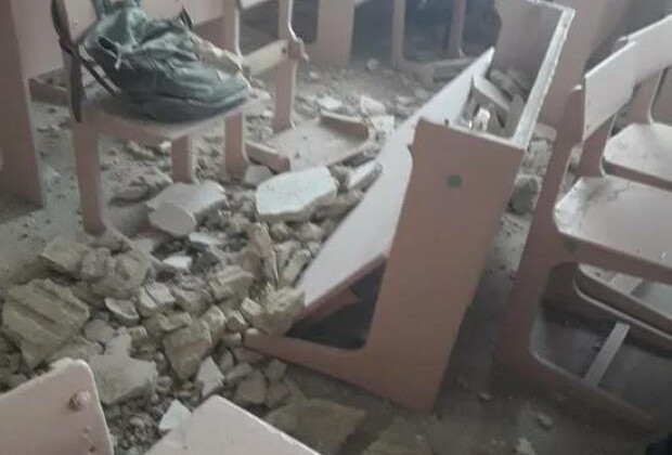 В гимназии под Черниговом чуть не рухнул потолок на голову школьникам