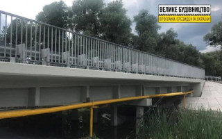 В Харьковской области отремонтировали мост на дороге Мерефа — Змиев