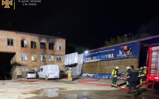 В Киеве вспыхнул пожар в хостеле: один человек погиб