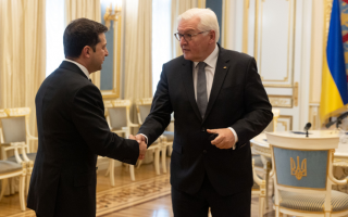 Зеленский встретился с президентом Германии