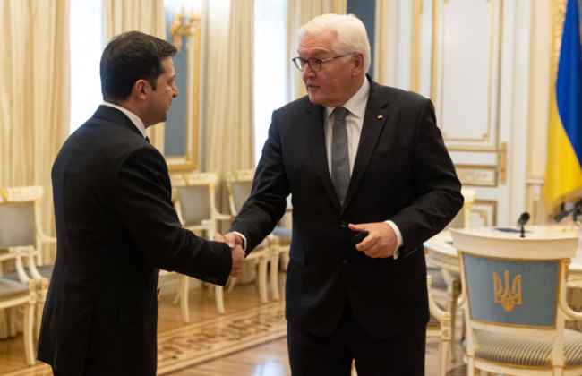 Зеленский встретился с президентом Германии