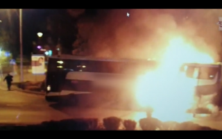 В Польше загорелся автобус с украинцами: в салоне было более трех десятков человек