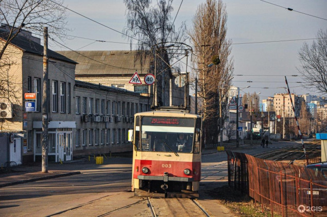 В Киеве закроют два трамвайных маршрута до конца года