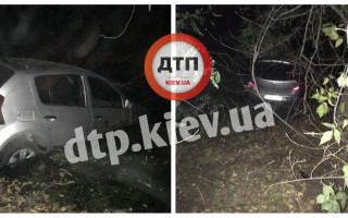 В Киеве пьяный водитель утопил авто и сбежал