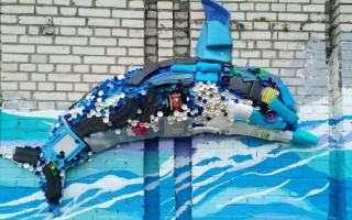 Киян здивували  незвичайним муралом