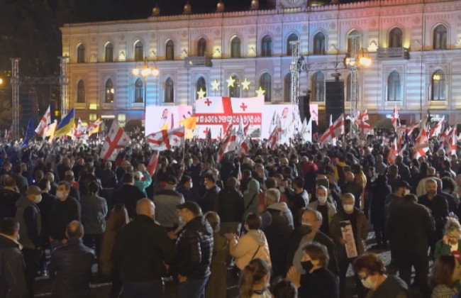 В Тбилиси прошел митинг с требованием освободить Саакашвили
