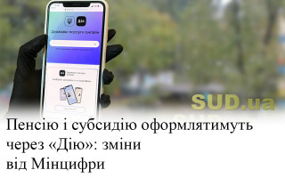 Пенсію і субсидію оформлятимуть через «Дію»: зміни від Мінцифри