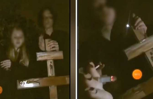 В Кривом Роге подростки устроили погром на кладбище для видео в инстаграм