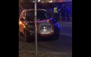 В Киеве пьяный водитель сбил пешехода: есть видео