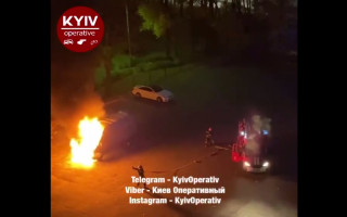 У Києві зірвався автомобіль: відео