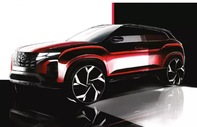 Обновленная Hyundai Creta 2022 года: показали дизайн