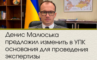 Денис Малюська предложил изменить в УПК основания для проведения экспертизы