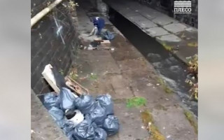 В Киеве ликвидировали свалку бездомных вокруг реки Лыбедь