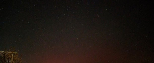 На Волыни зафиксировали северное сияние