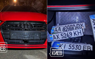 Очередная погоня в Киеве: 9 патрулей полиции догоняли парня на Audi, видео