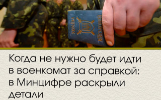 Когда не нужно будет идти в военкомат за справкой: в Минцифре раскрыли детали