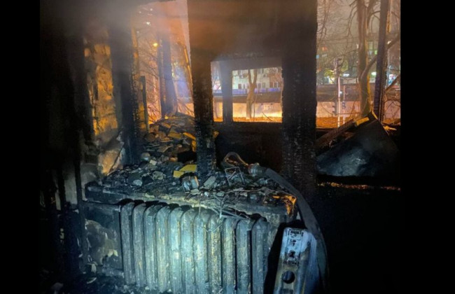 В Киеве вспыхнул пожар в многоэтажке, фото