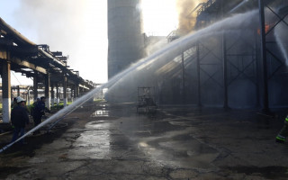 На заводі «Укртатнафти» сталася масштабна пожежа