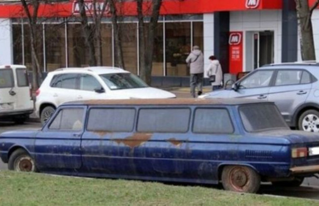 Из «Запорожца» сделали огромный лимузин, фото